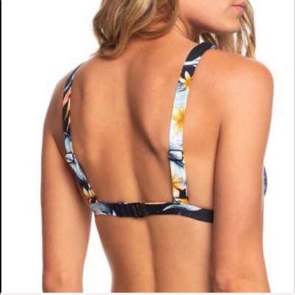ROXY DREAMING DAY ADJUSTABLE STRAPS BIKINI TOP Size L - Picture 4 of 11